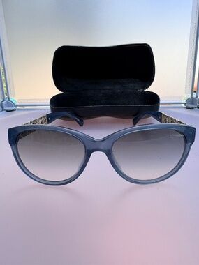 Chanel⚜️Bijou collection butterfly sunglasses⚜️Blue Frame